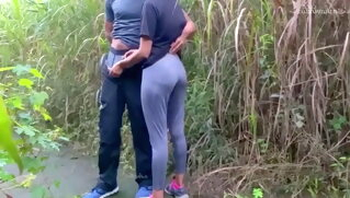 Very Risky Public Fuck With A Beautiful Girl at Jogging Park asian amateur
